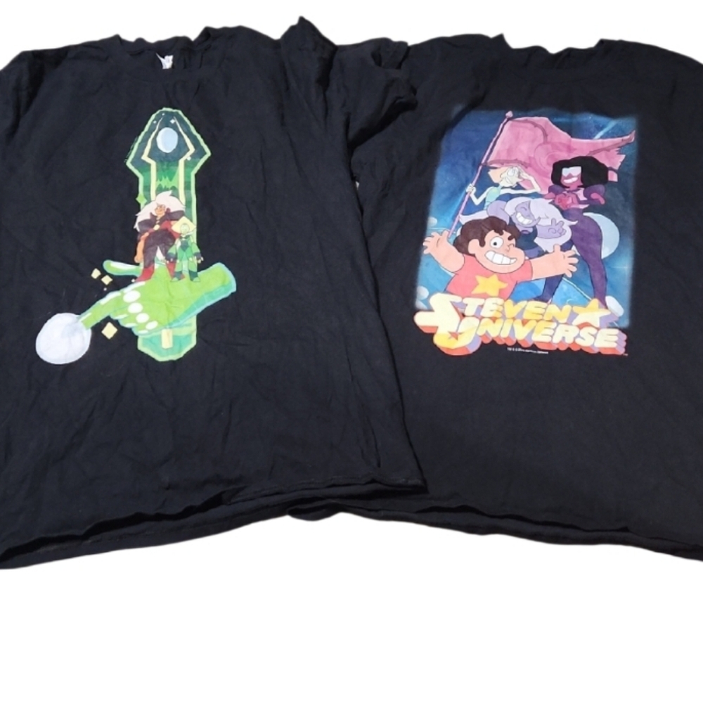 Steven Universe Adult Small T-Shirts - Black
